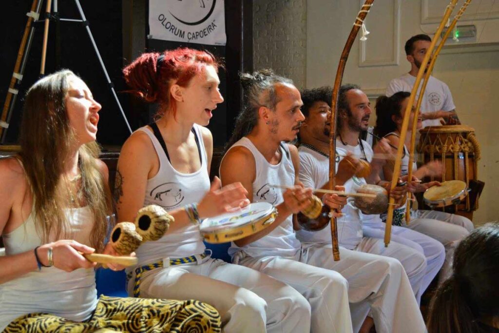 Olorum Capoeira class